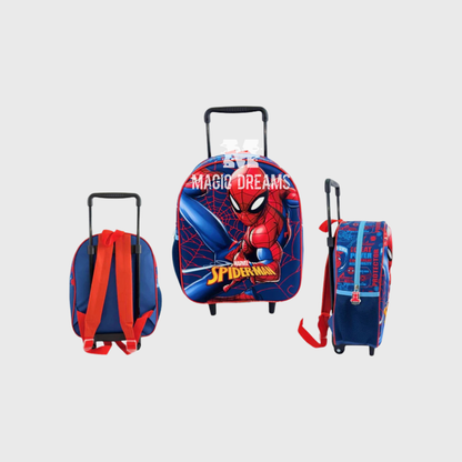 Mochila Pré-Escolar Trolley 3D 32cm Spiderman