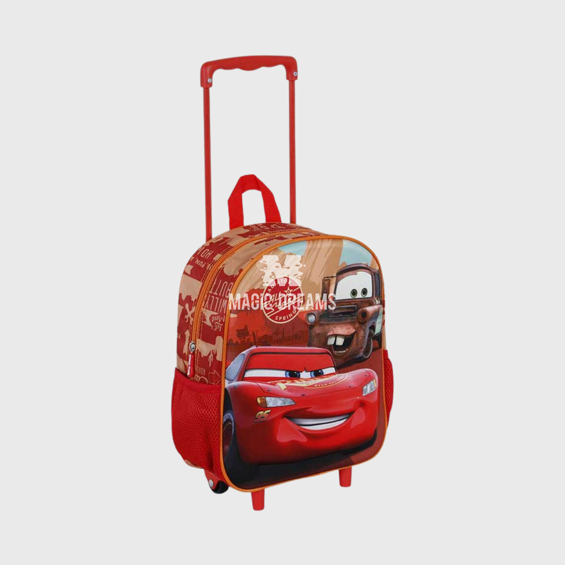 Mochila Pré-Escolar Trolley Desert Road 3D 34cm Cars