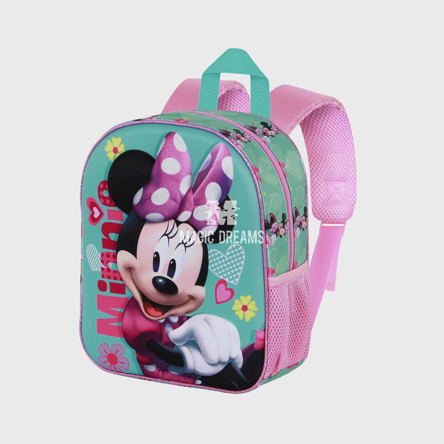 Mochila Pré-Escolar Pose 3D 30cm Minnie Mouse Disney
