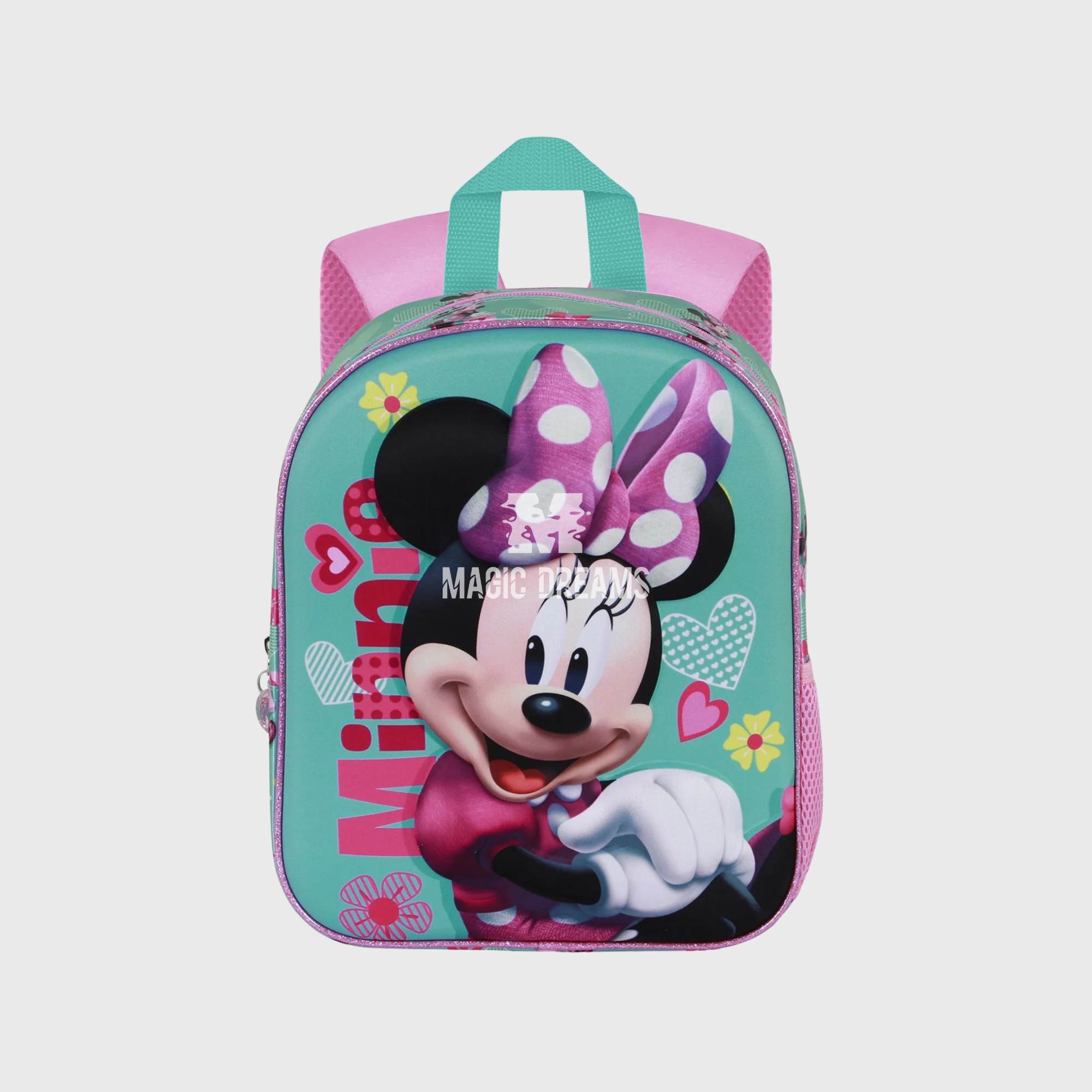 Mochila Pré-Escolar Pose 3D 30cm Minnie Mouse Disney