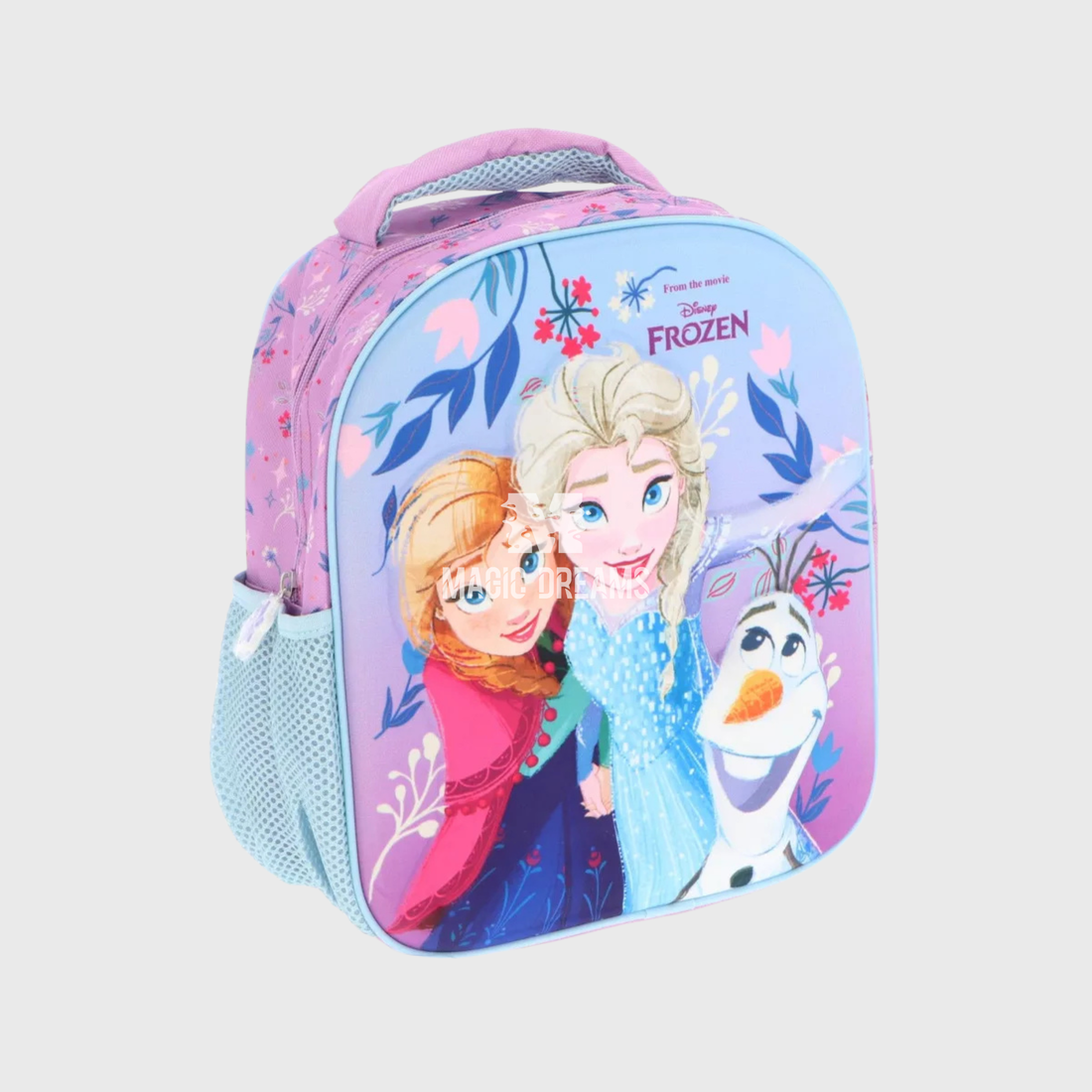 Mochila Pré-Escolar 3D Sisters of Snow Frozen Disney 30cm