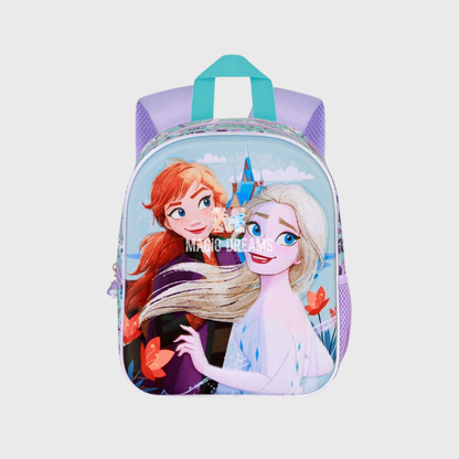 Mochila Pré-Escolar 3D Spring Frozen Disney 31cm