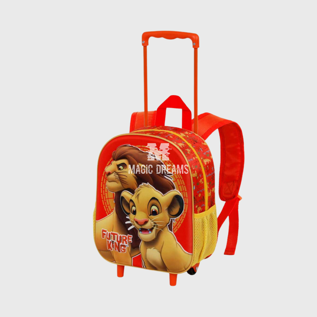 Mochila Pré-Escolar Trolley 3D Future King Rei Leão Disney 34cm