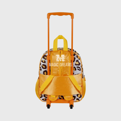 Mochila Pré-Escolar Trolley 3D Africa Rei Leão Disney 34cm