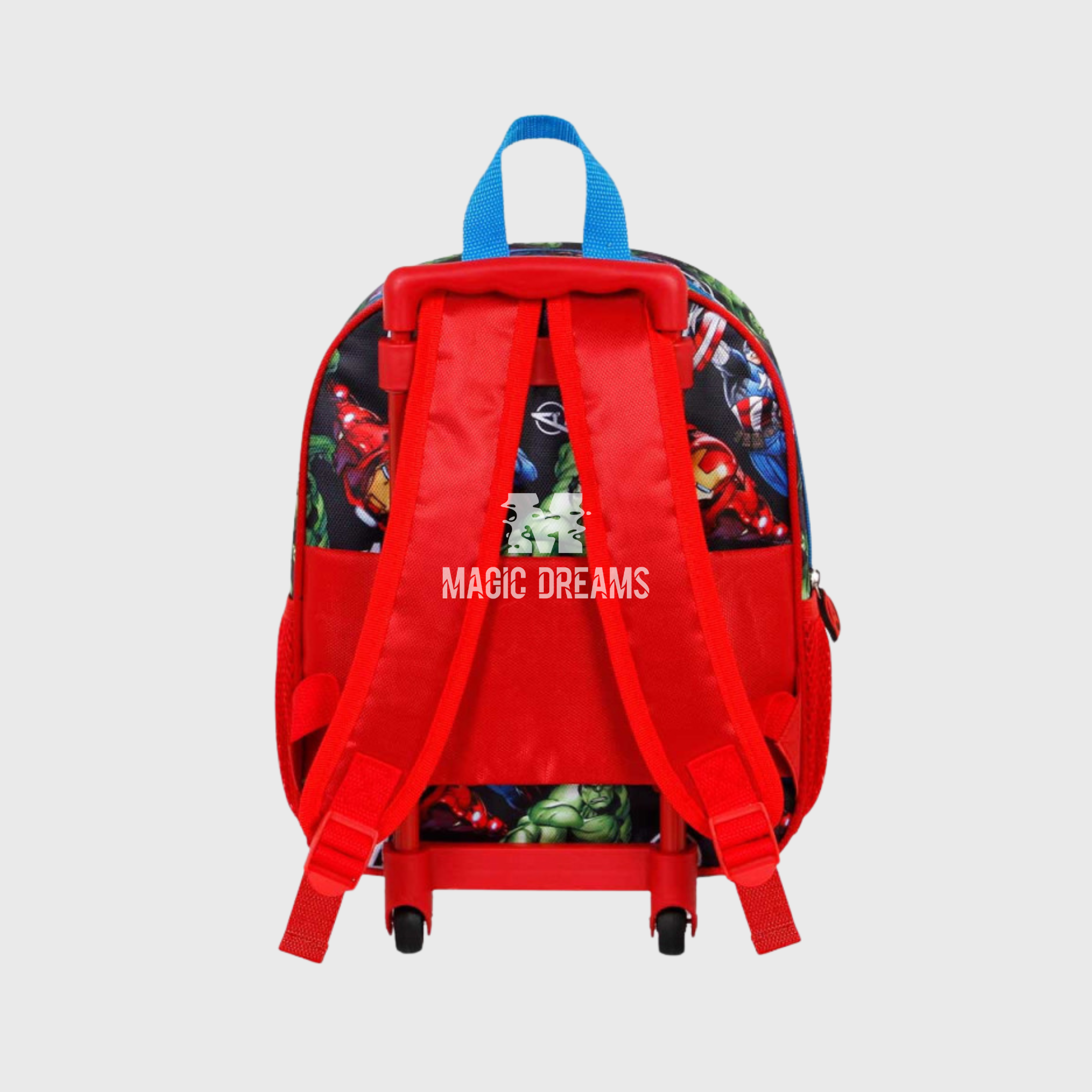 Mochila Pré-Escolar Trolley 3D Superhero Avengers Marvel 34cm