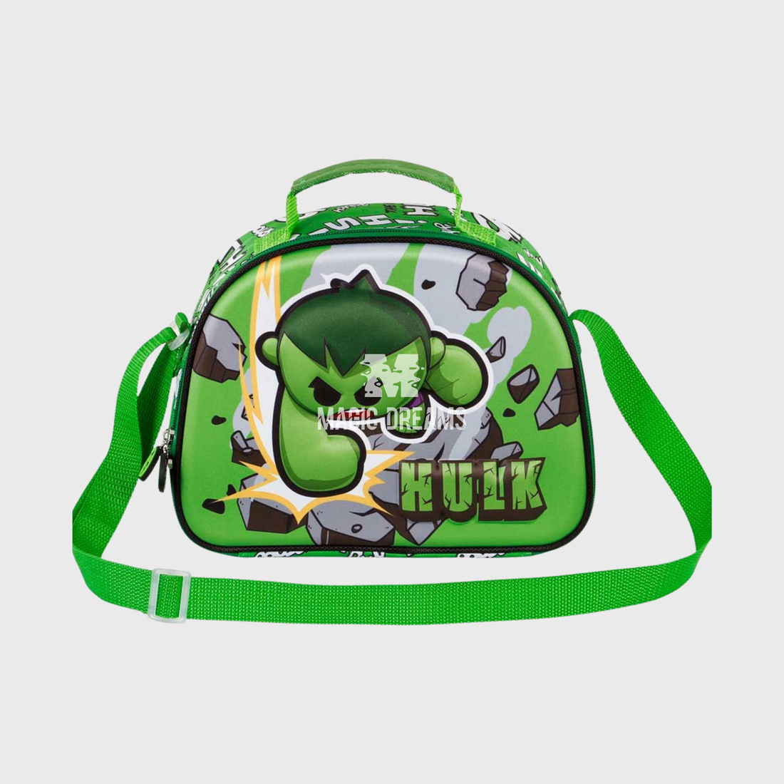 Lancheira Térmica 3D Greenmass Hulk Avengers Marvel