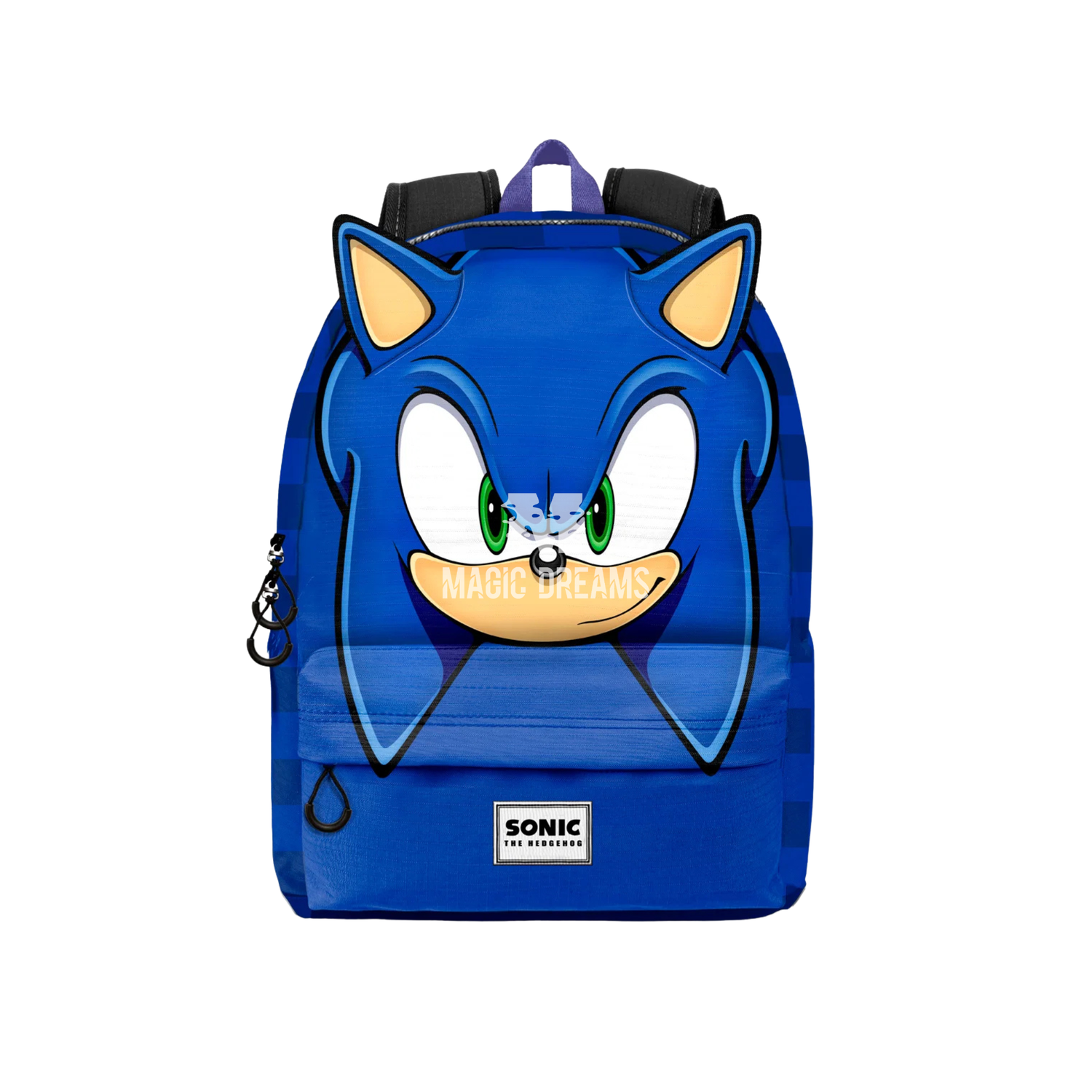 Mochila Escolar Adaptável 44cm Heady FAN Sonic The Hedgehog