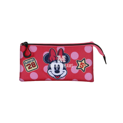 Estojo Triplo Class Minnie Mouse Disney