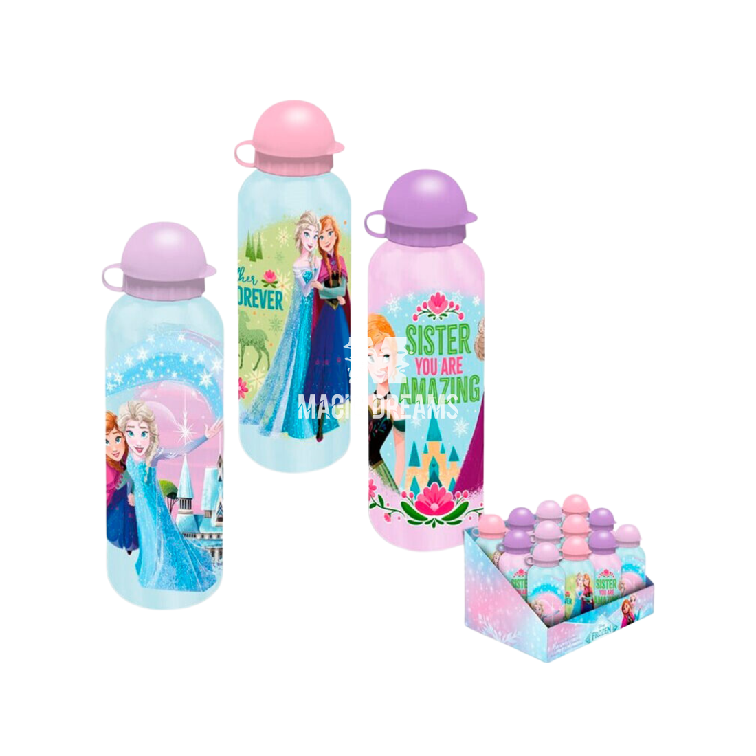 Garrafa de Alumínio Frozen II 500ml - Modelo Sortido