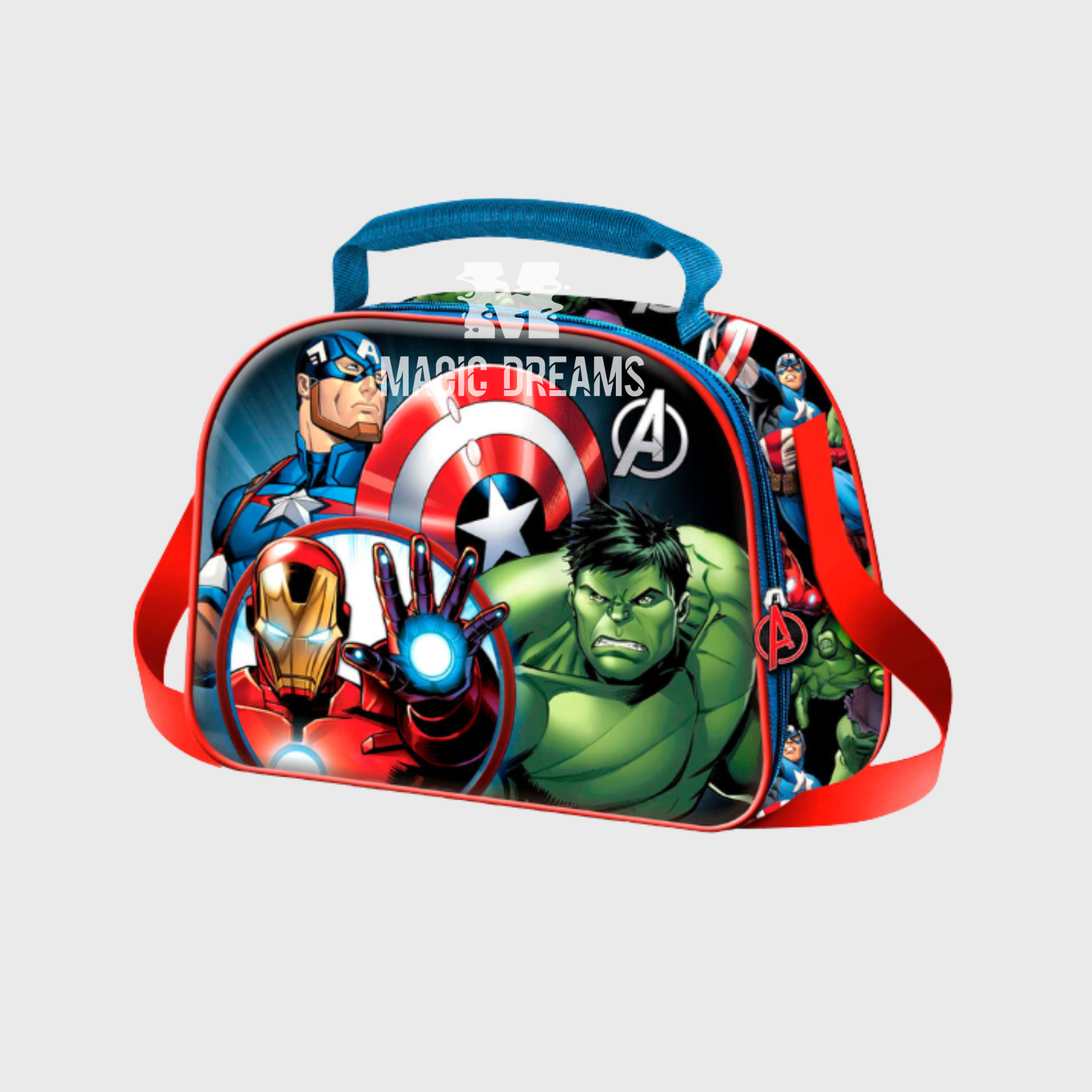 Lancheira Térmica 3D Superhero Avengers Marvel