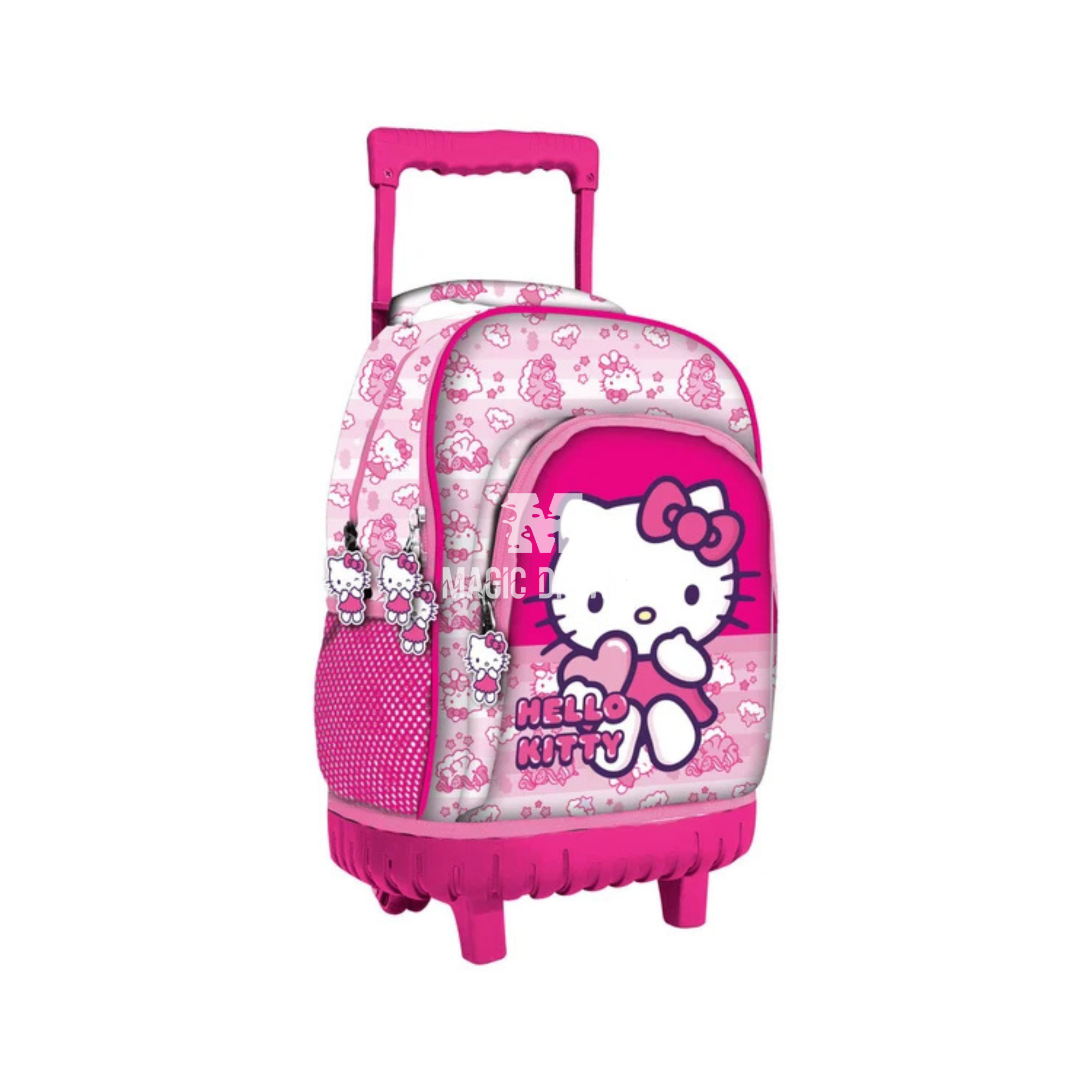 Mochila Escolar Trolley Hello Kitty 44cm