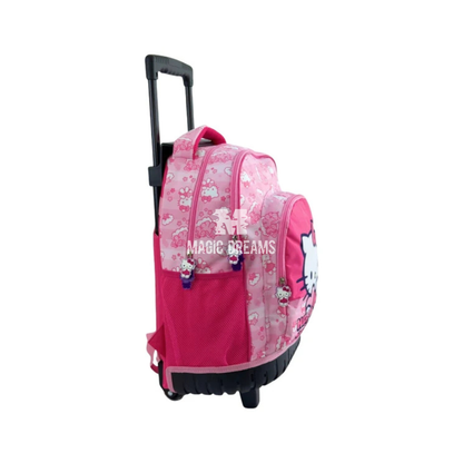 Mochila Escolar Trolley Hello Kitty 44cm
