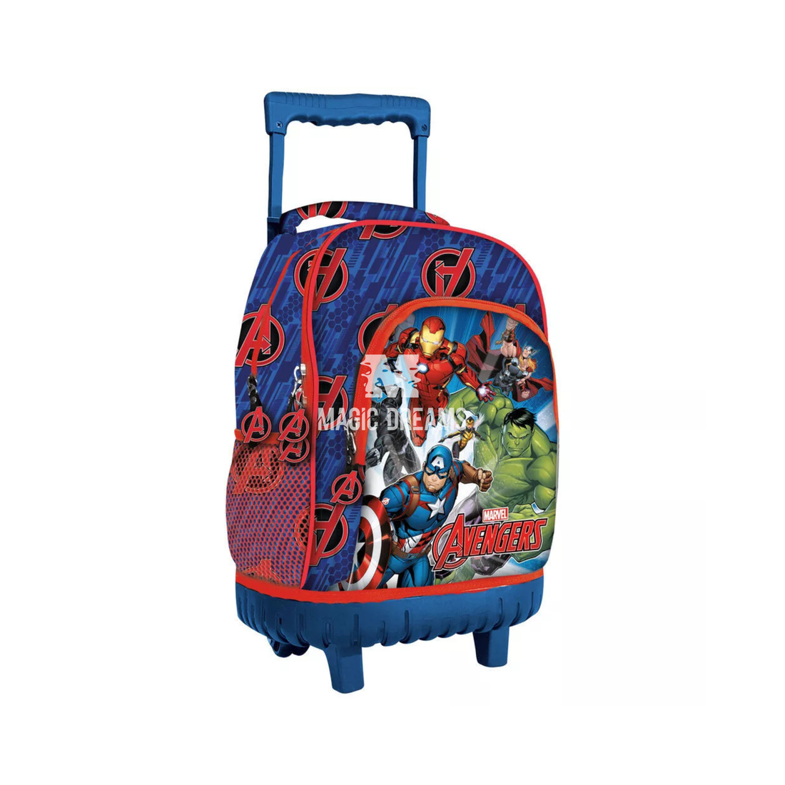 Mochila Escolar Trolley Avengers 44cm