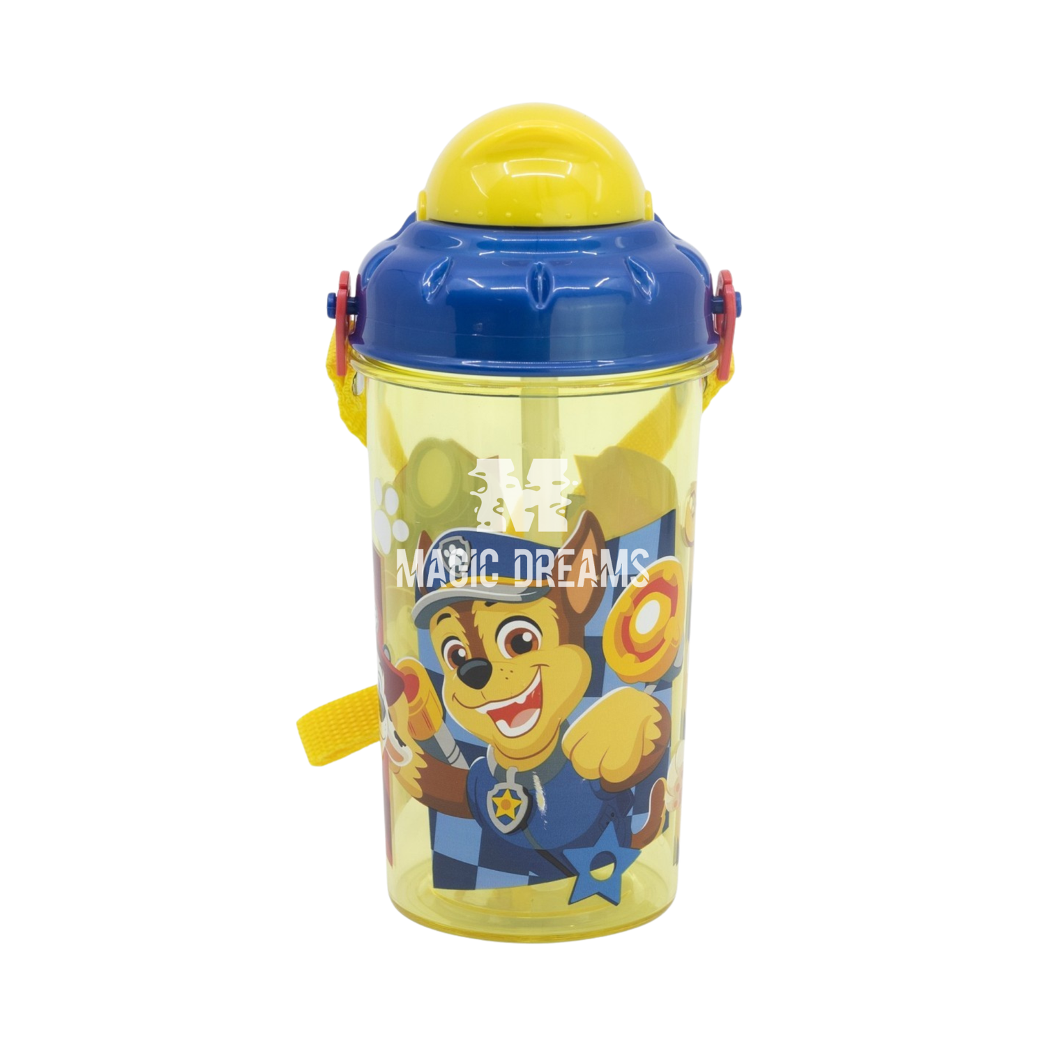 Garrafa Cantil de Palhinha Boy Rescue Pups Patrulha Pata 465ml