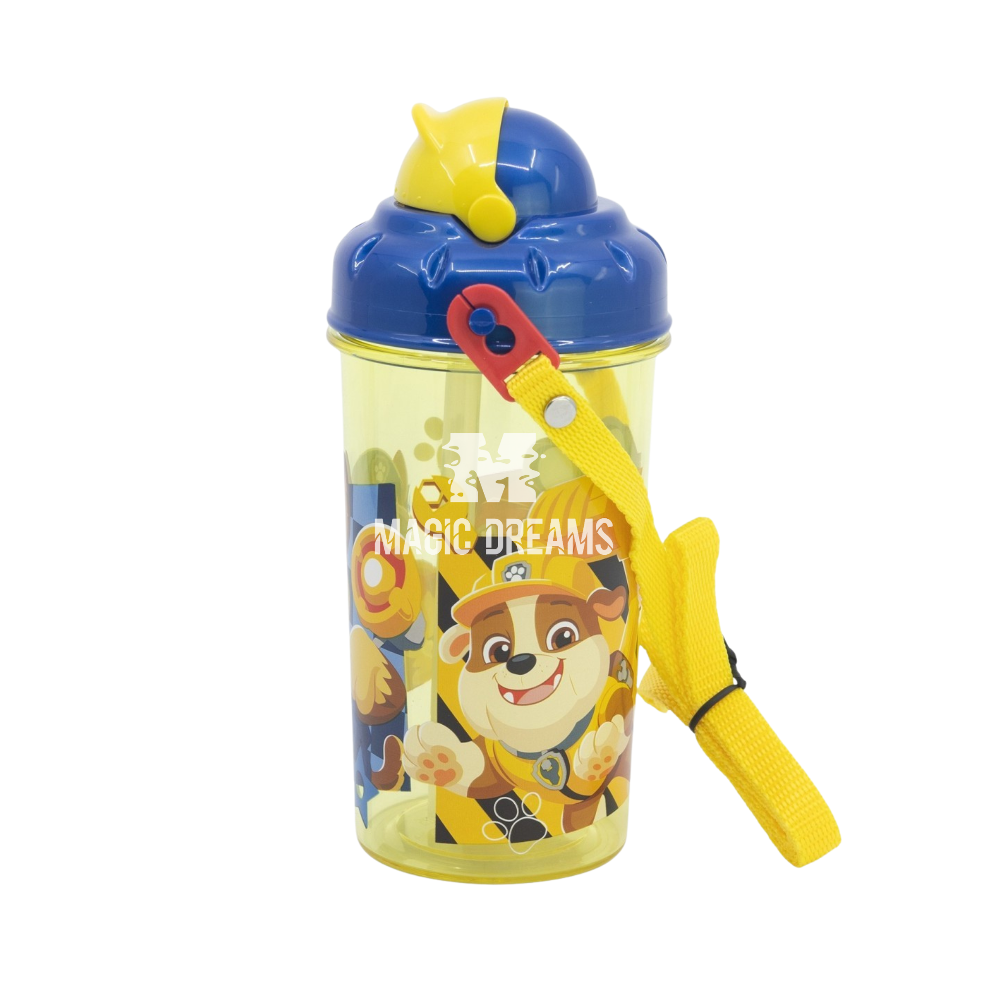 Garrafa Cantil de Palhinha Boy Rescue Pups Patrulha Pata 465ml