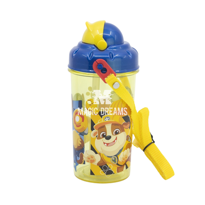 Garrafa Cantil de Palhinha Boy Rescue Pups Patrulha Pata 465ml