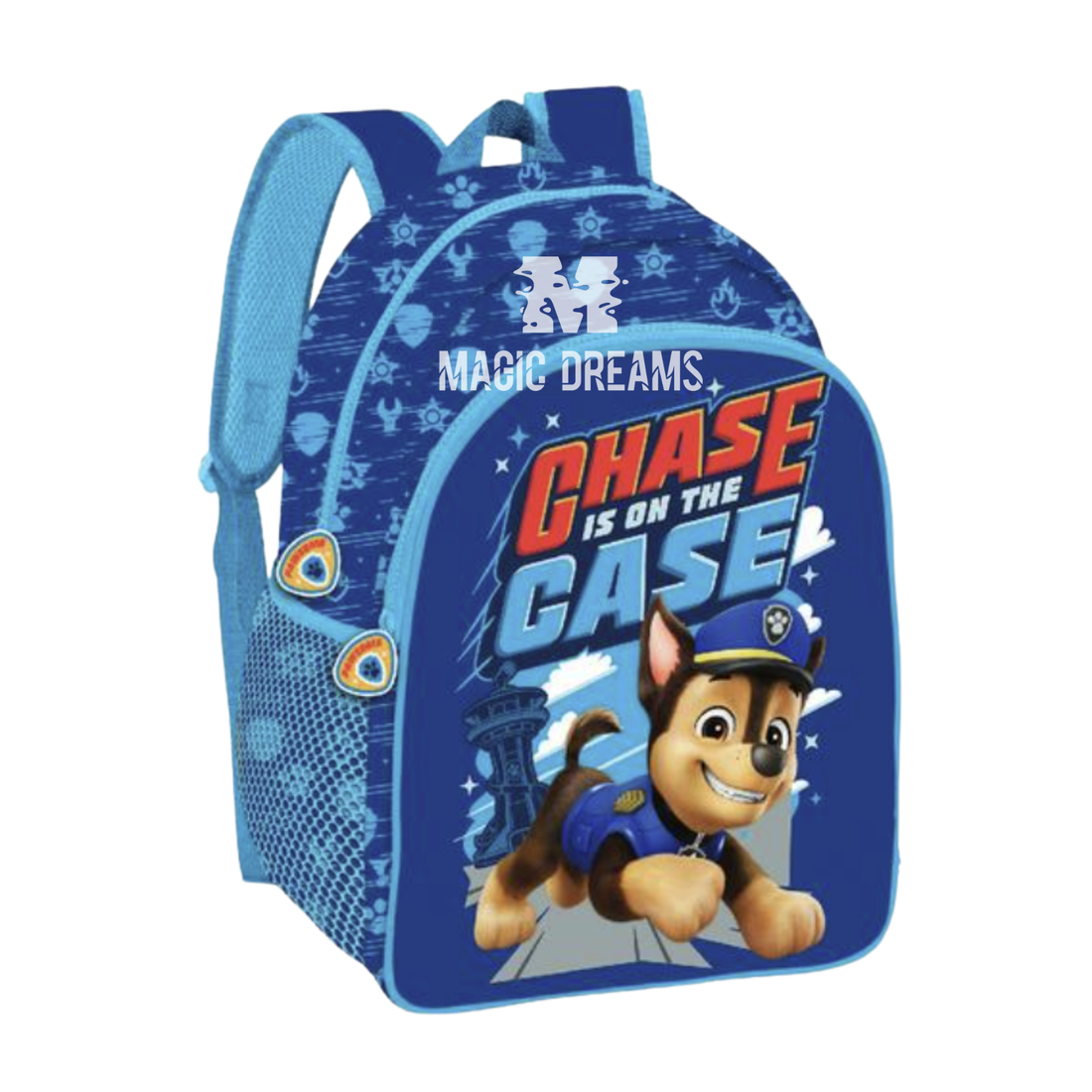 Mochila Escolar Chase Patrulha Pata 40cm