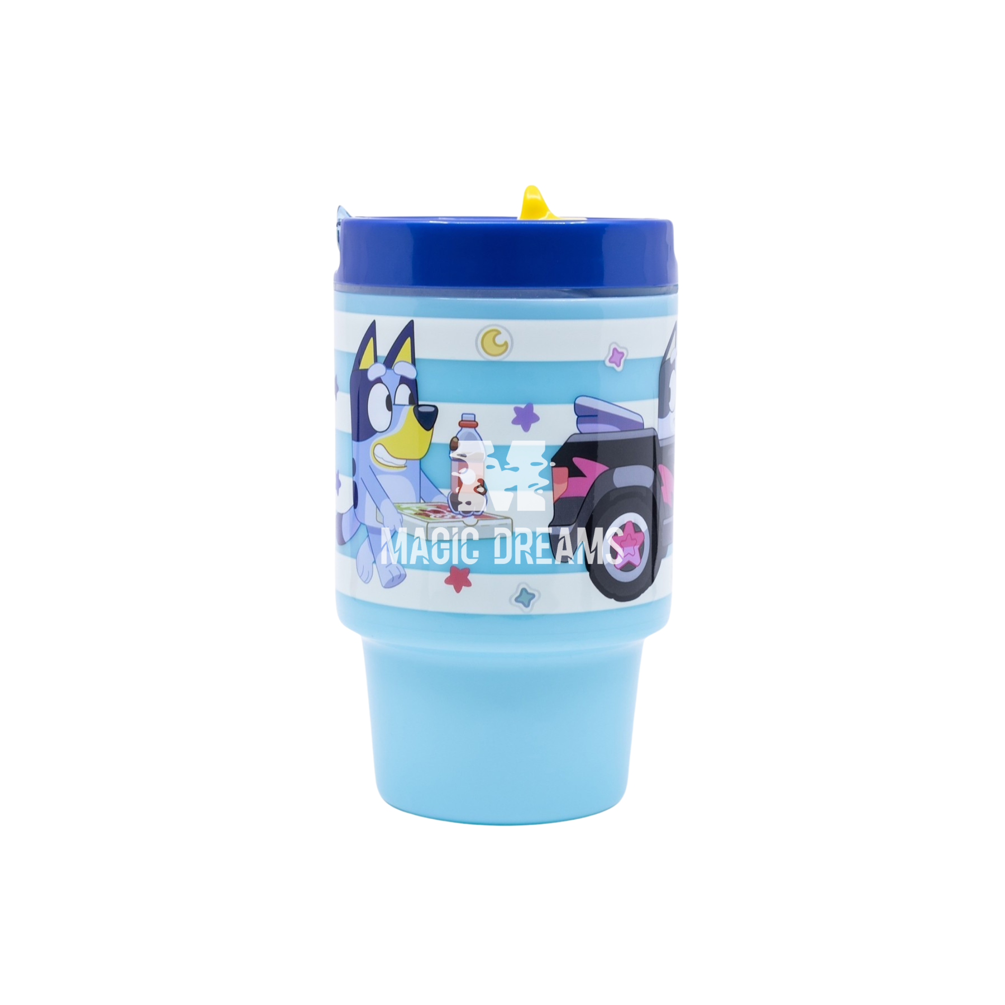 Caneca Copo com Tampa Cool Bluey e Bingo 530ml