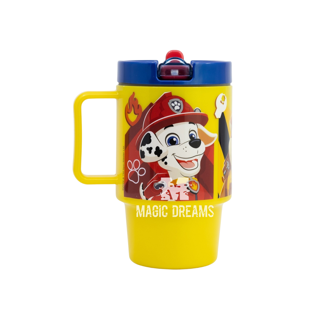Caneca Copo com Tampa Cool Patrulha Pata Boy Rescue Pups Paw Patrol 530ml