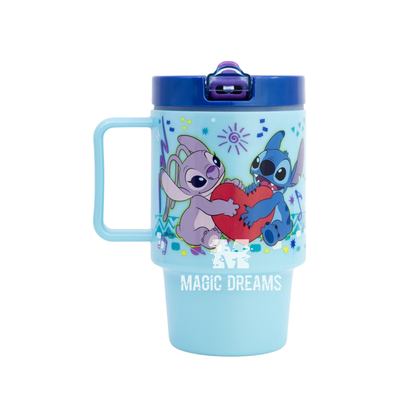 Caneca Copo com Tampa Cool Stitch &amp; Angel 530ml
