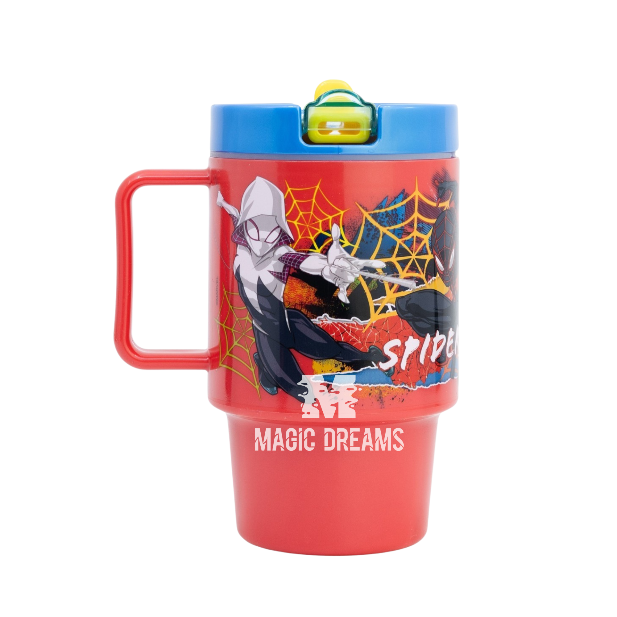 Caneca Copo com Tampa Cool Spiderman Moving Target 530ml
