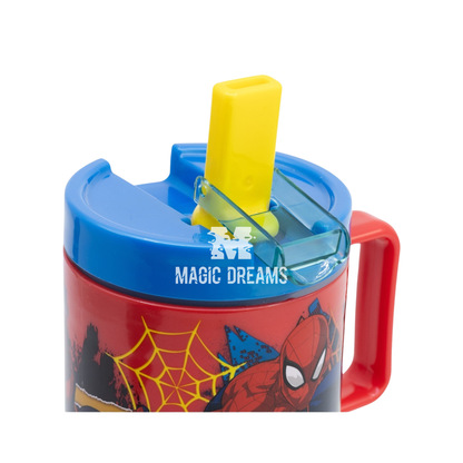 Caneca Copo com Tampa Cool Spiderman Moving Target 530ml