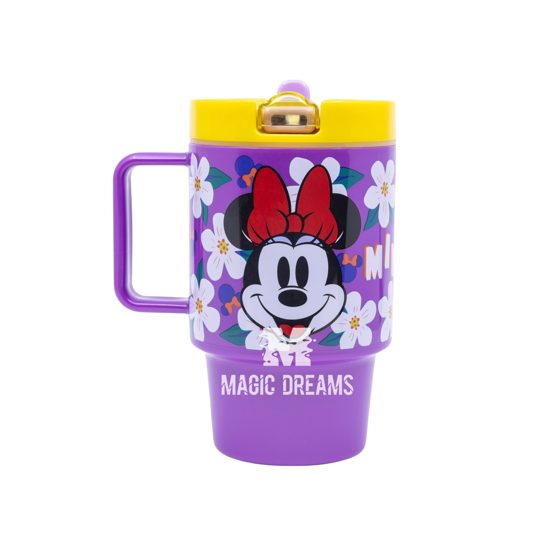 Caneca Copo com Tampa Cool Minnie Sunshine 530ml