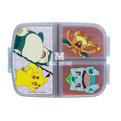 Sanduicheira Múltipla com 3 Compartimentos Pokemon