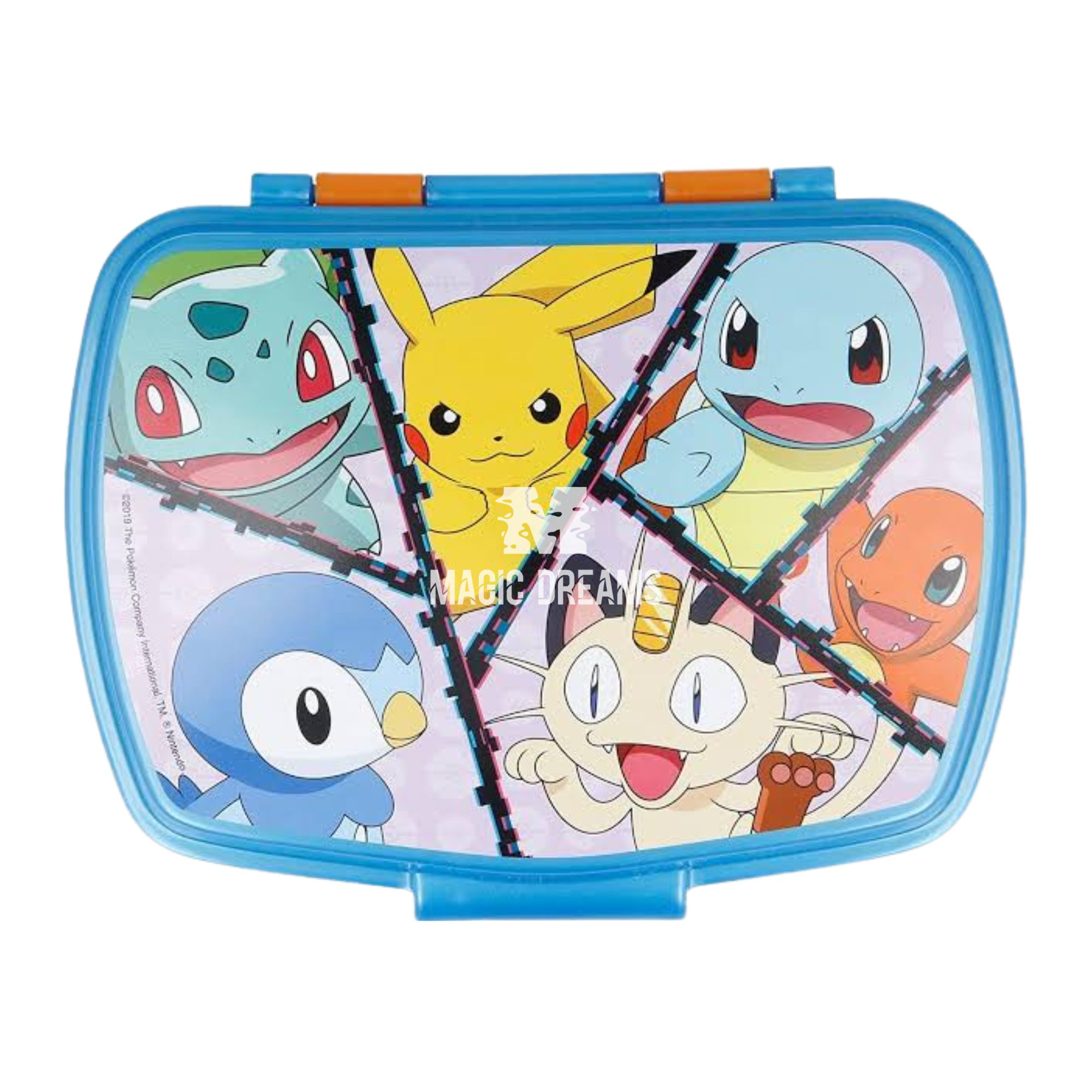 Sanduicheira Retangular Simples Pokemon Edition