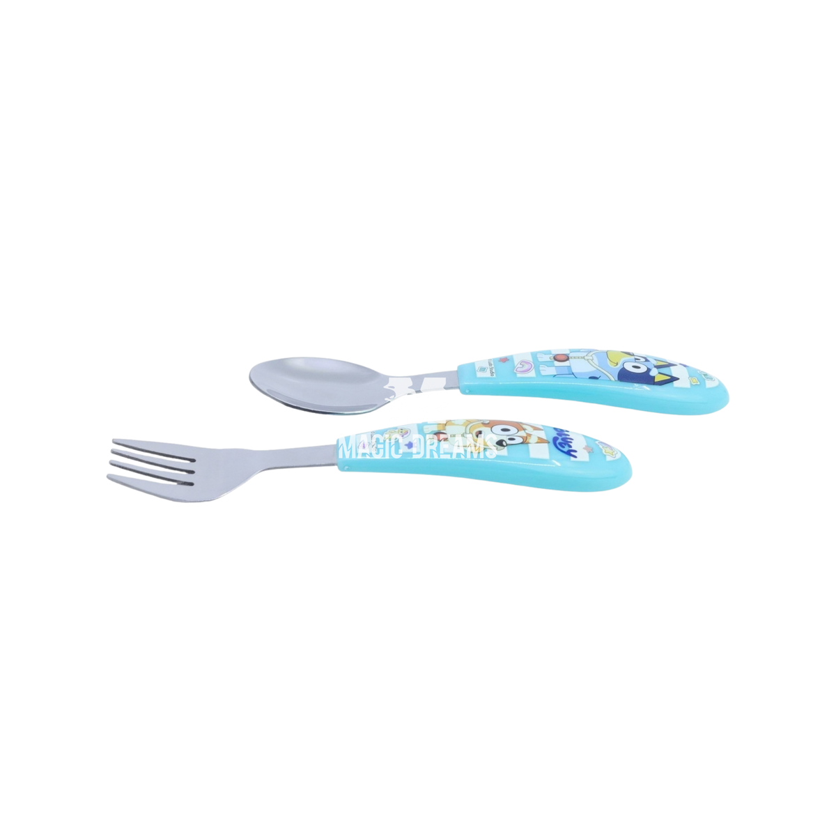 Conjunto de 2 Talheres Inox Bluey e Bingo