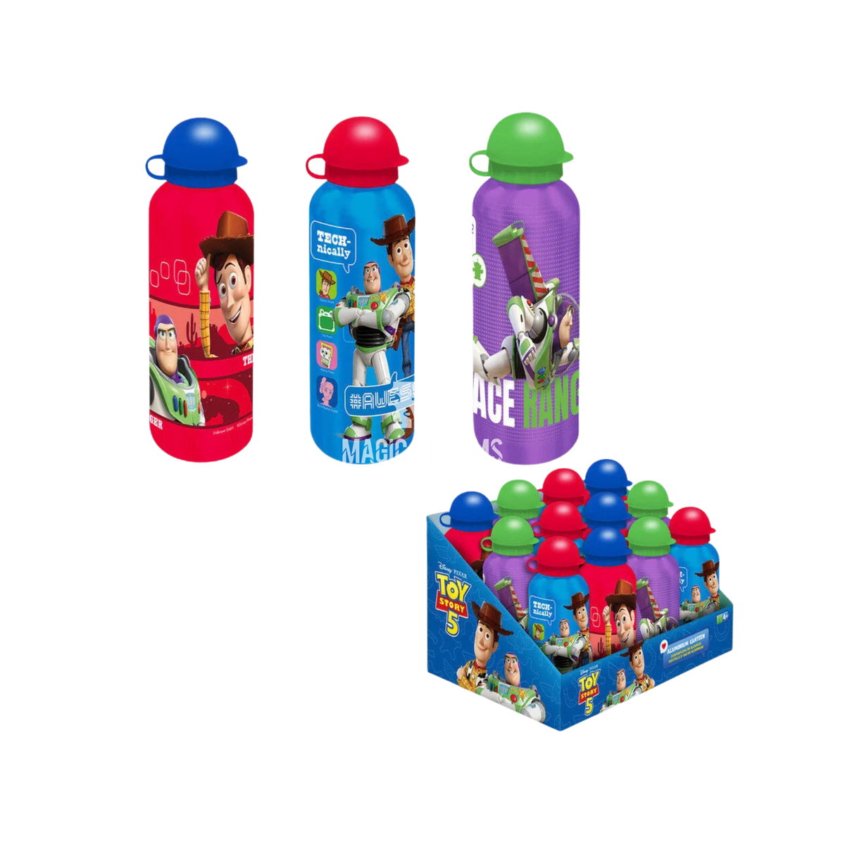 Garrafa Aluminio Toy Story Disney Pixar 500ml Sortido