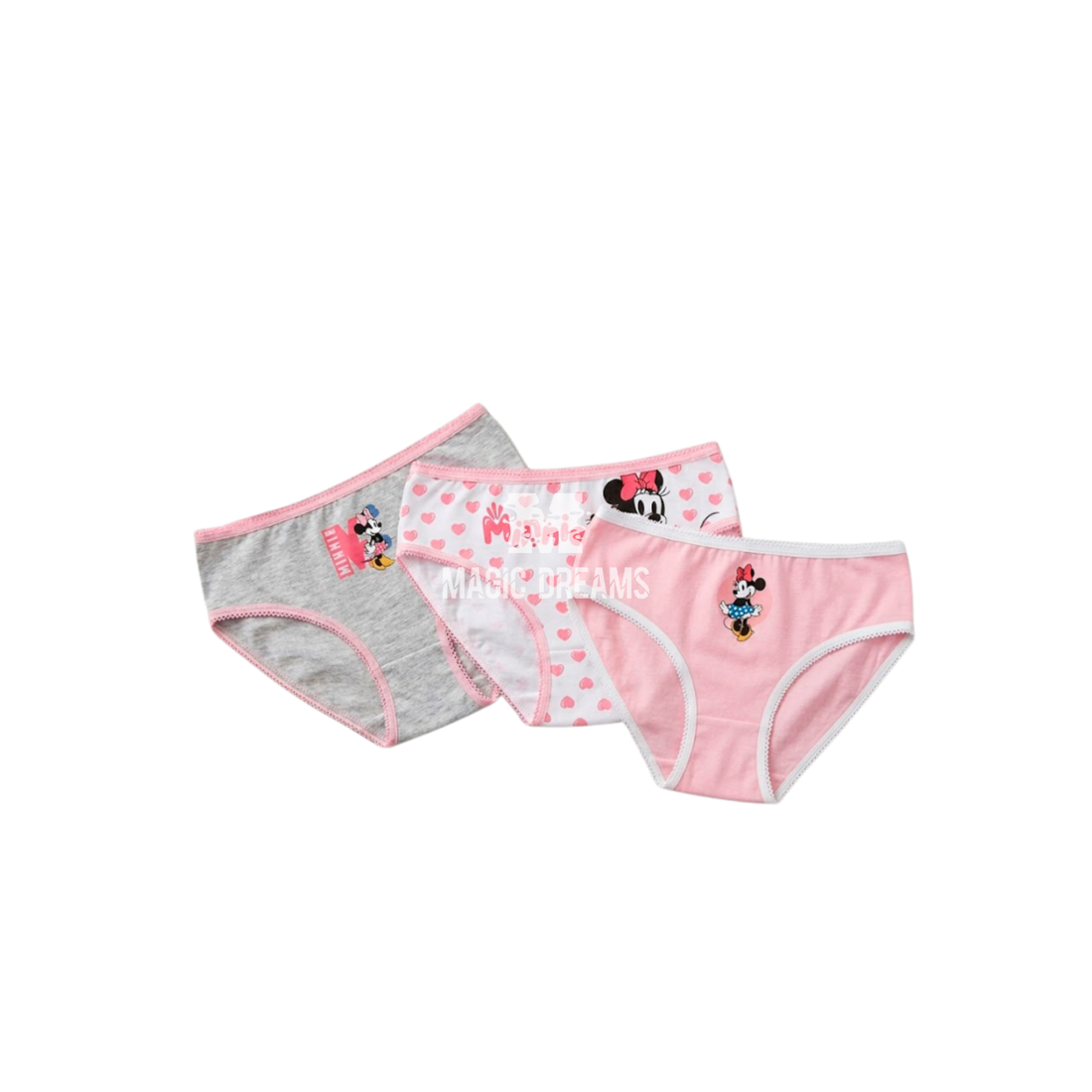 Pack de 3 Cuecas Minnie Mouse