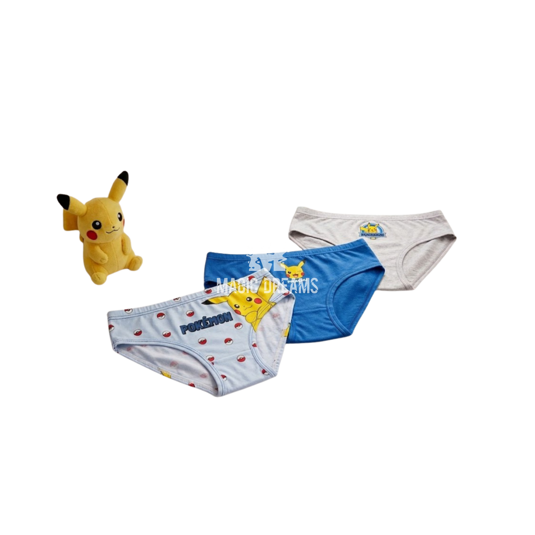 Pack de 3 Cuecas Pokemon