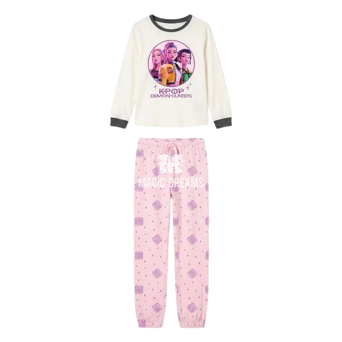 Pijama Coralina K-Pop Demon Hunters para Menina 6-14 anos