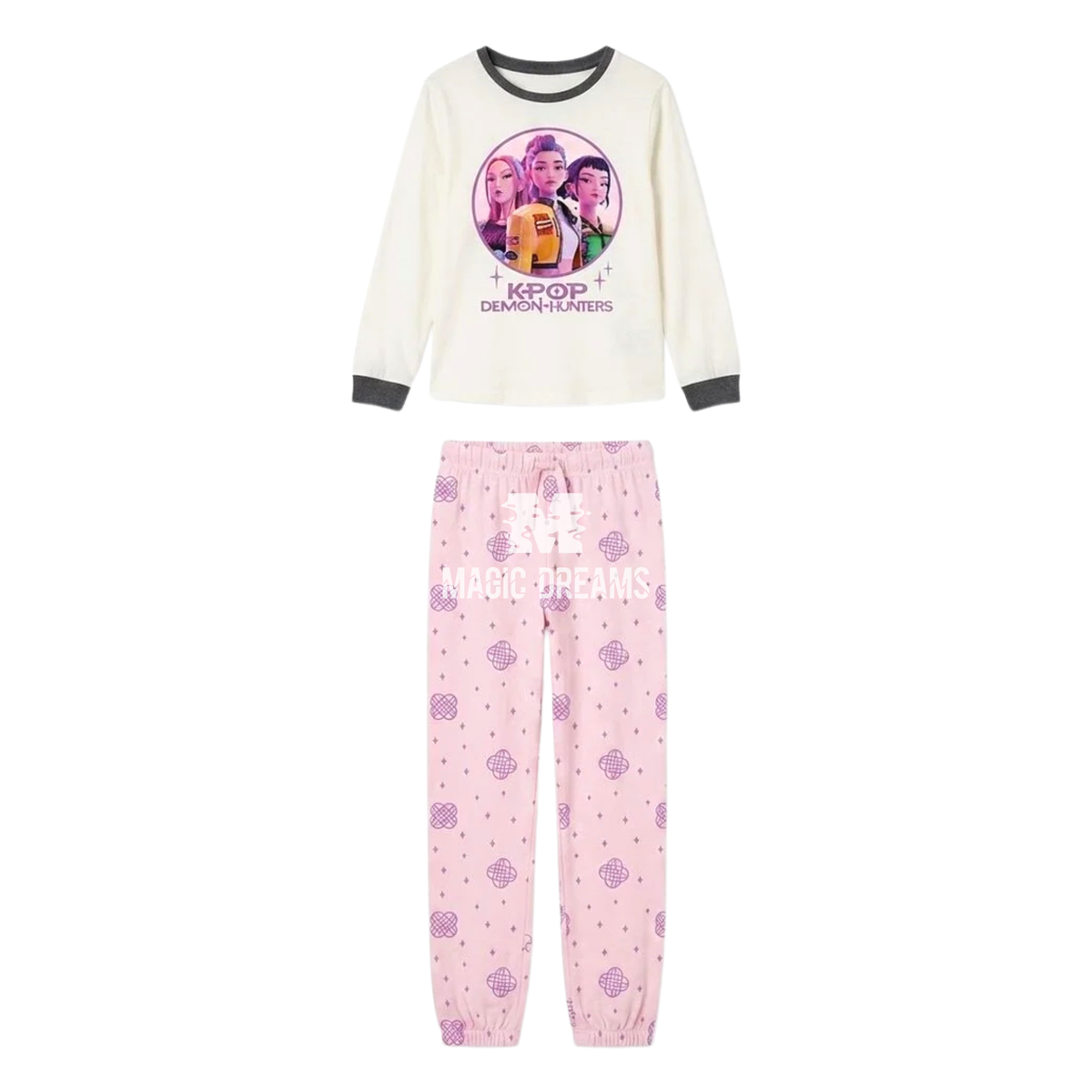 Pijama Coralina K-Pop Demon Hunters para Menina 6-14 anos
