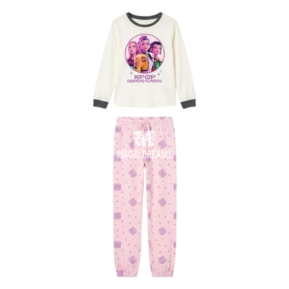 Pijama Coralina K-Pop Demon Hunters para Menina 6-14 anos