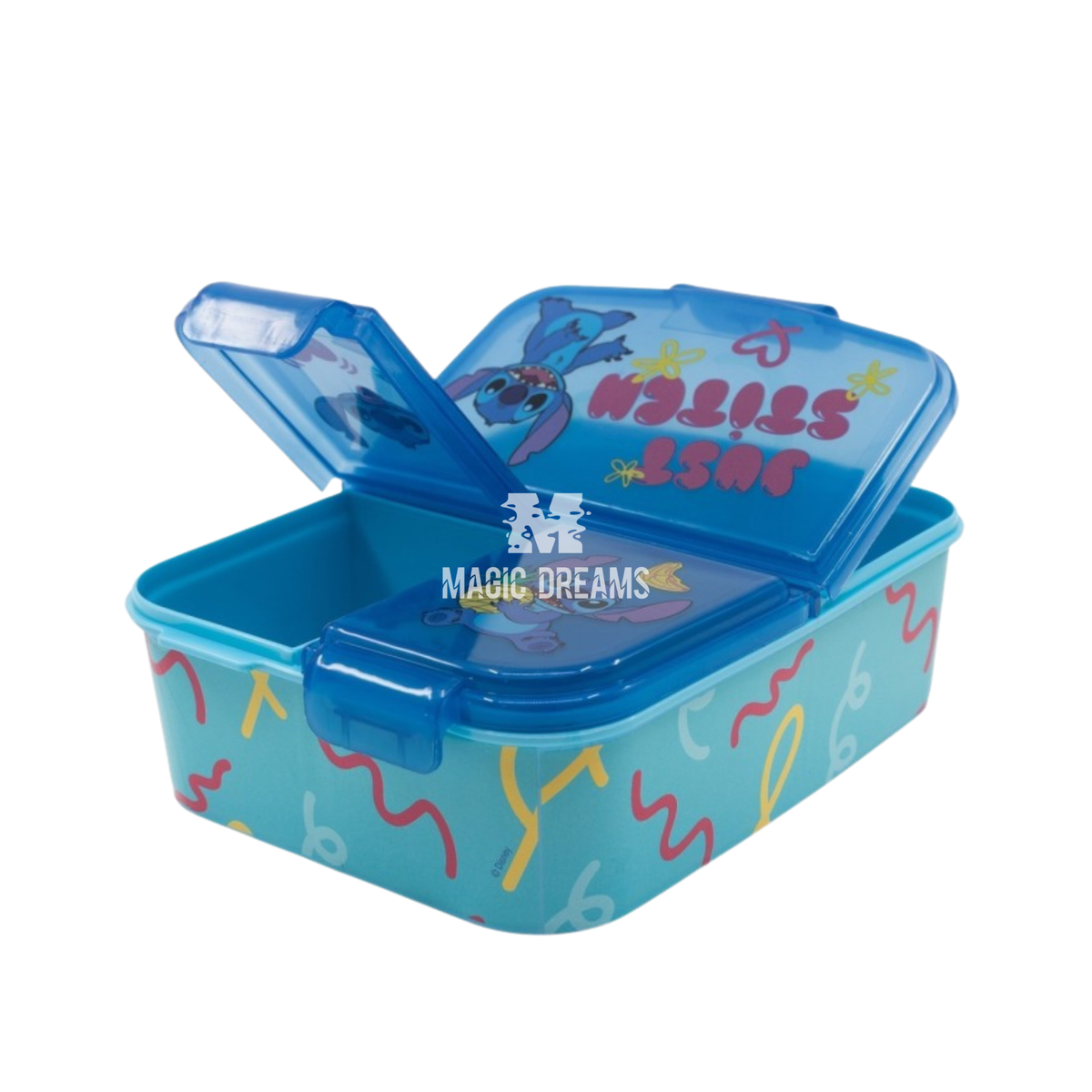 Sanduicheira Tripla com 3 Compartimentos Stitch