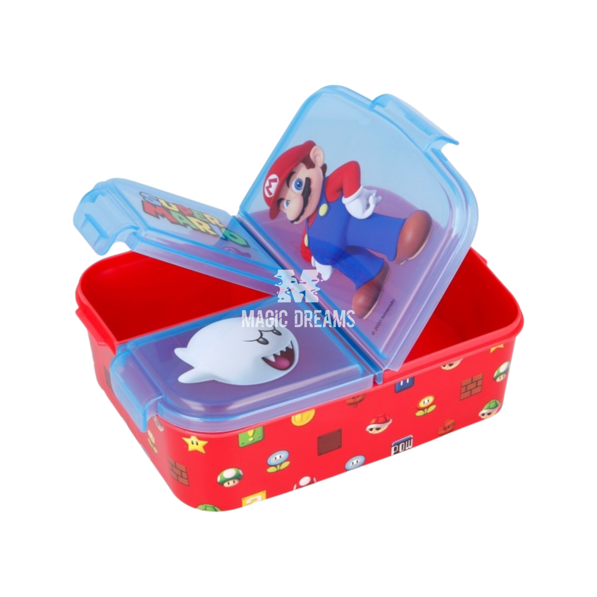 Sanduicheira Tripla 3 Compartimentos Super Mario