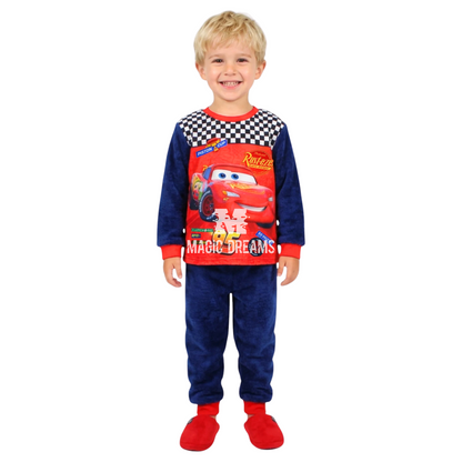 Pijama Polar Cars Disney Pixar para Menino - Modelo Sortido