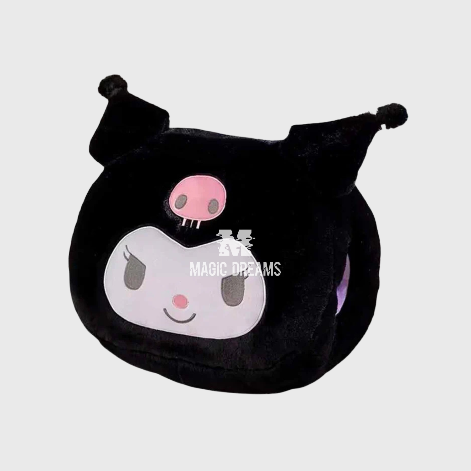 Almofada Aquecedora de Mãos Kuromi Sanrio Oficial