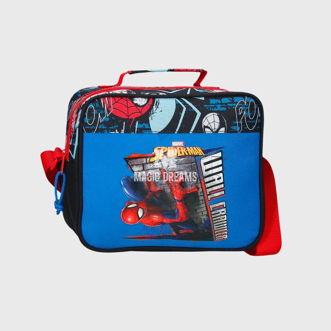 Lancheira Térmica Spiderman Wall Crawler Marvel Adaptável