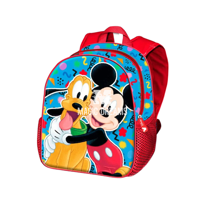 Mochila Pré-Escolar 3D Mates Mickey Mouse 31cm