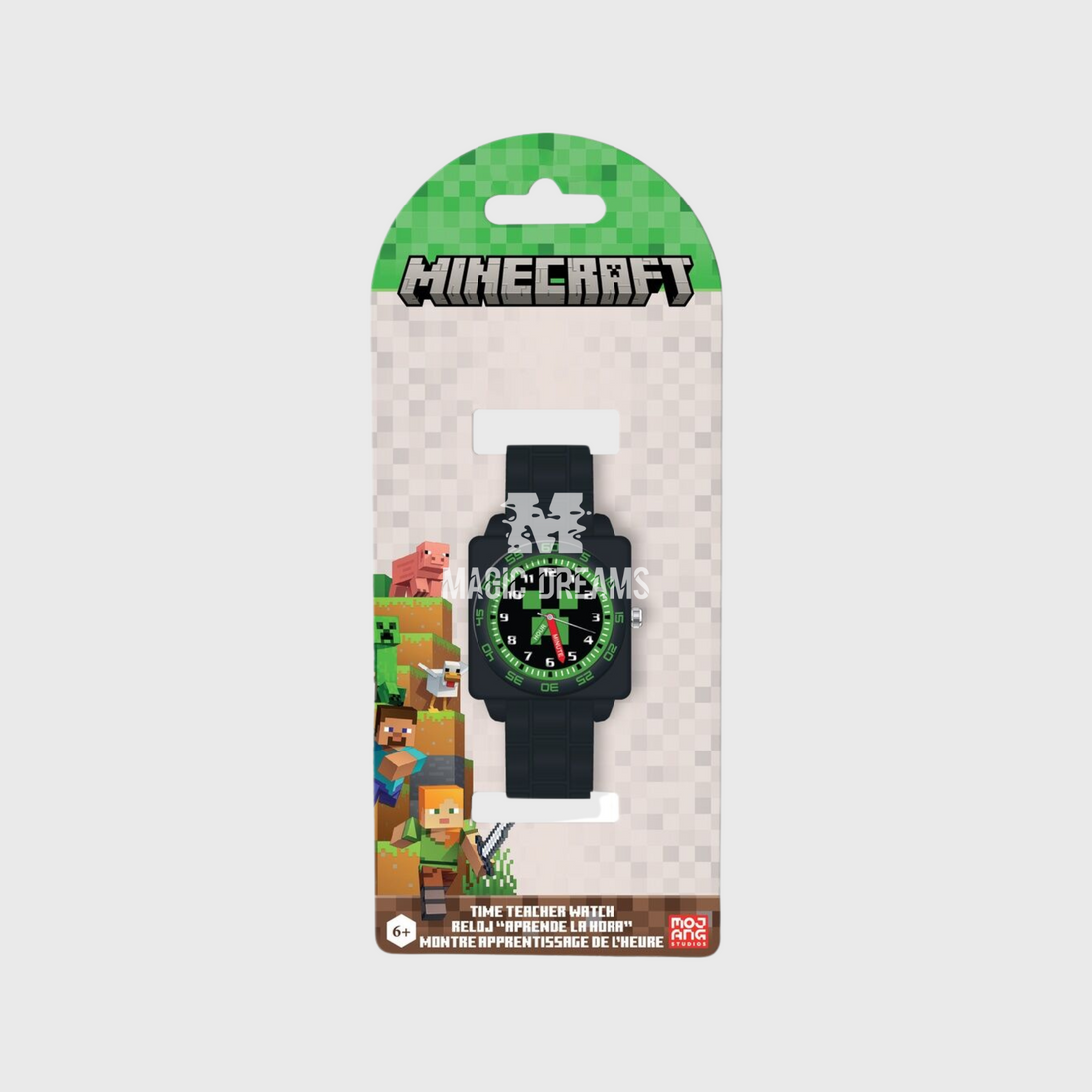 Relógio Analógico Minecraft