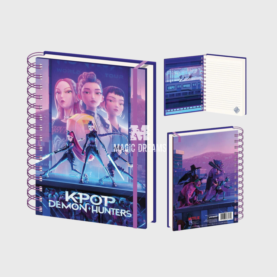 Caderno A5 K-Pop Demon Hunters