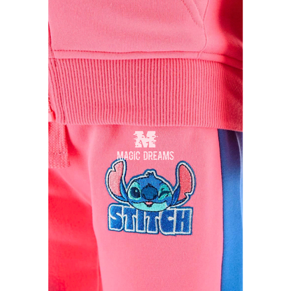 Fato de Treino com Calça e Casaco Com Capuz Lilo &amp; Stitch 3-8 anos