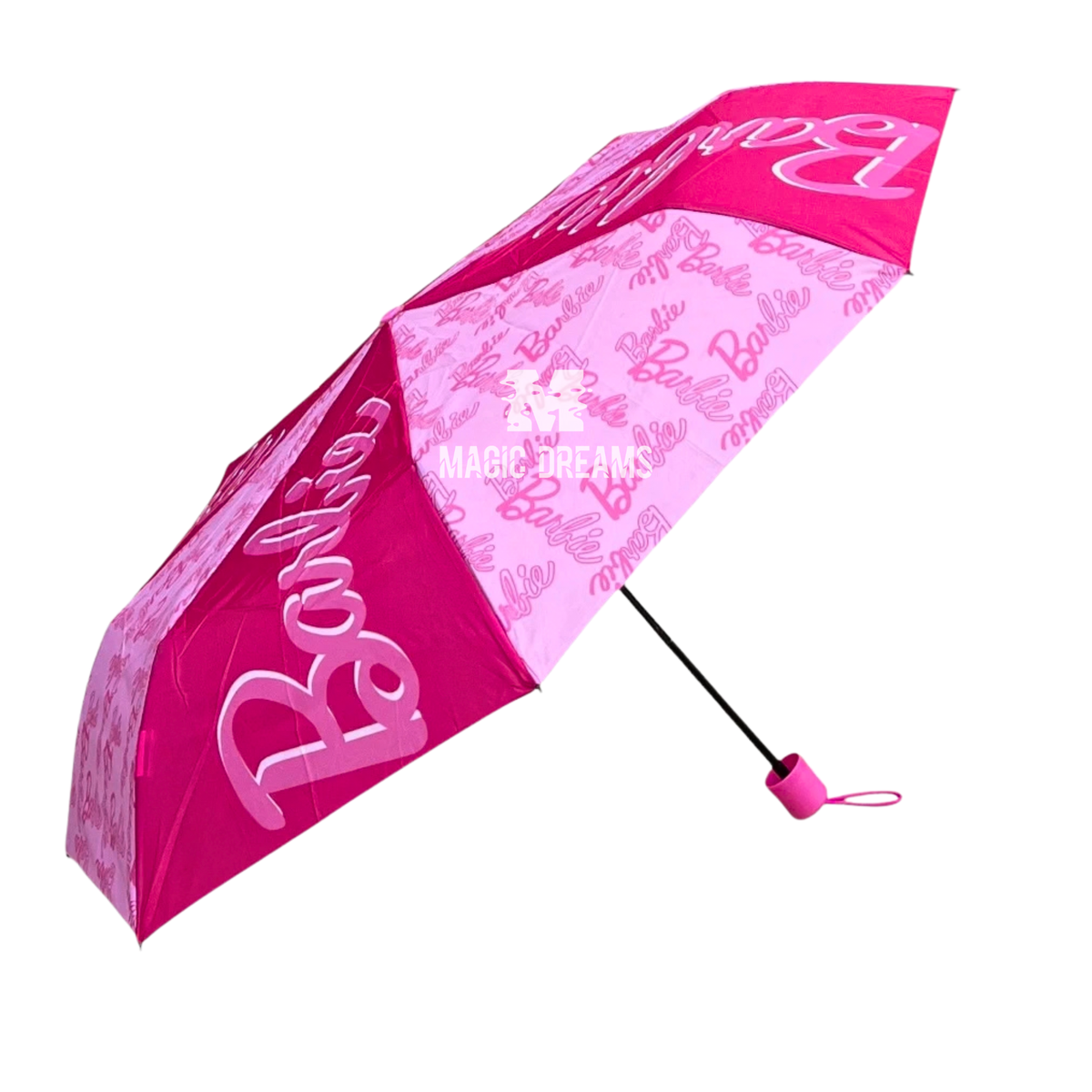 Guarda Chuva Dobrável Manual Barbie 52cm