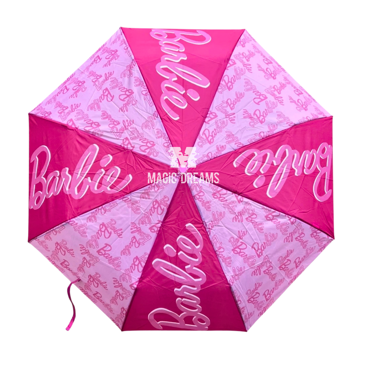 Guarda Chuva Dobrável Manual Barbie 52cm
