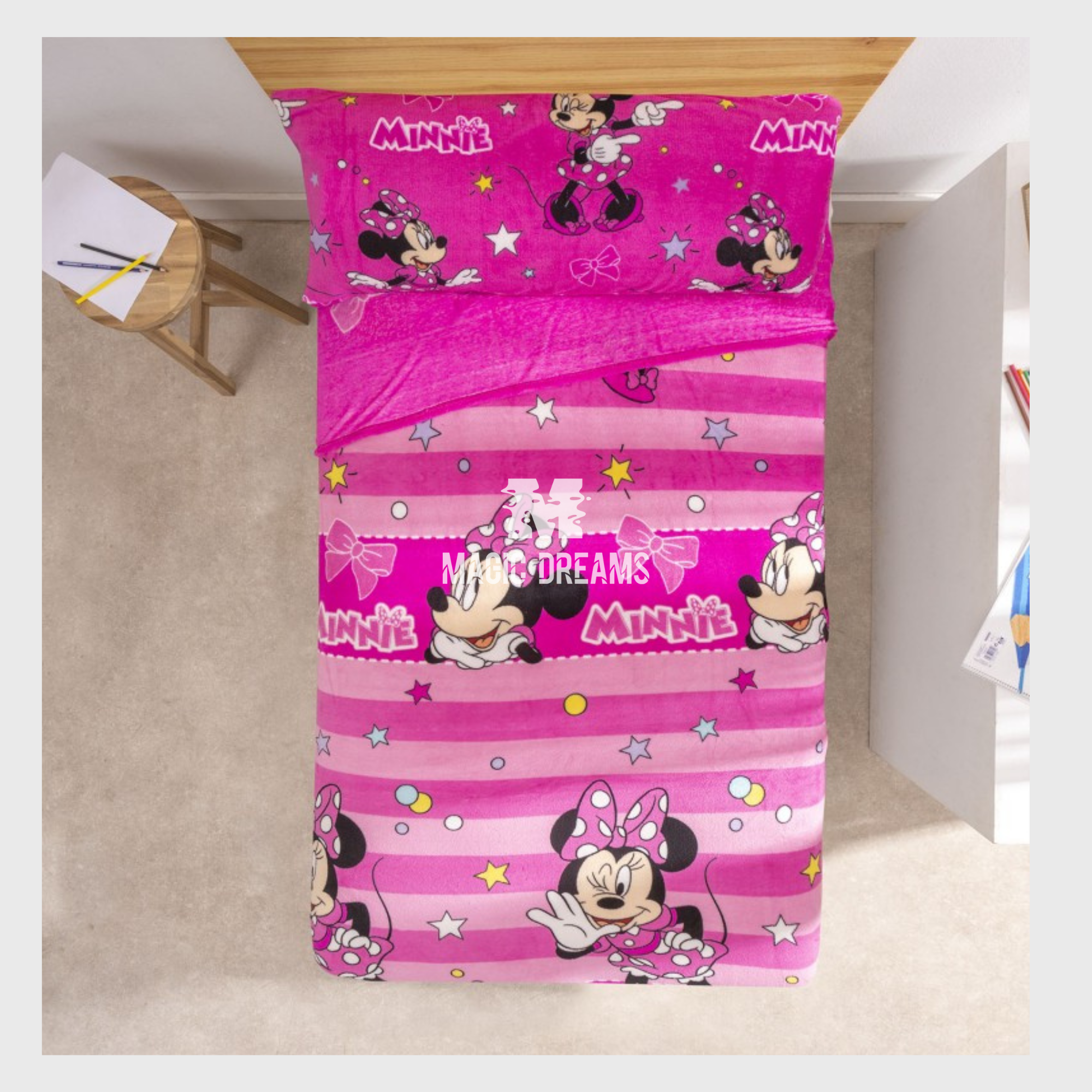 Jogo de Cama Coralina Minnie
