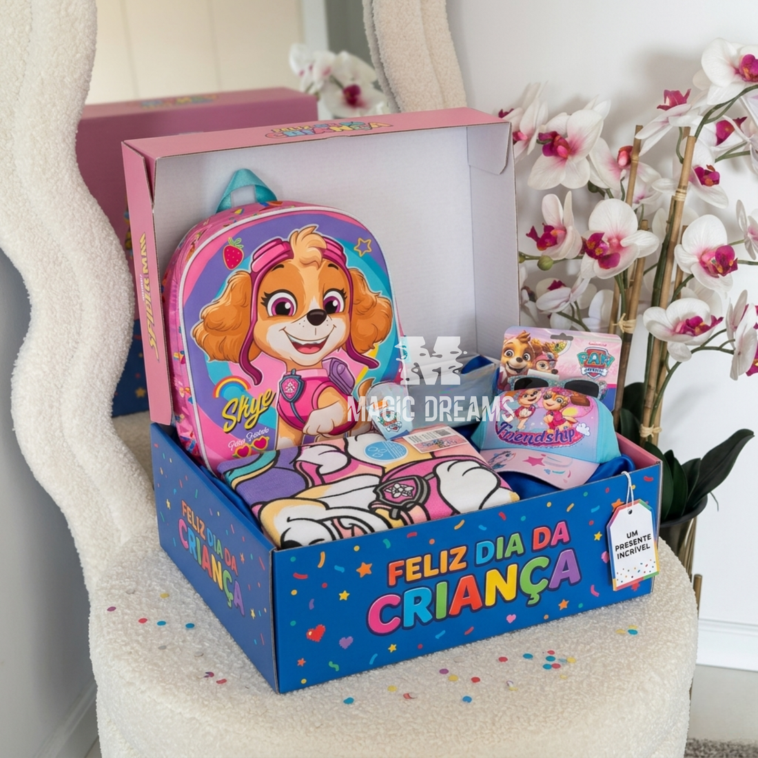 Box Dia da Criança Skye Patrulha Pata - Edição Especial