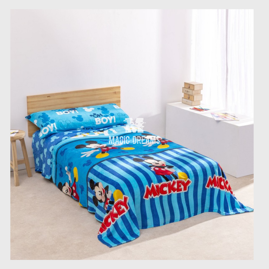 Jogo de Cama Coralina Mickey